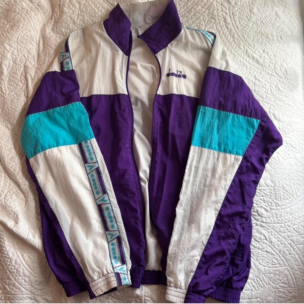 Diadora Purple and Teal Jacket